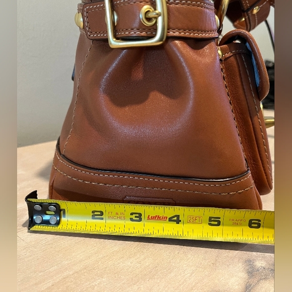 Rare, Ltd. Edition Coach Legacy Gardenia British Tan Leather Satchel Like New - Picture 16 of 16